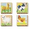 Quercetti Mix-N-Match Wood Puzzle, Baby Farm Animals 80712 - alternate 4